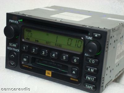 Toyota Camry Sequoia Tundra Sienna JBL Radio Tape and CD Player