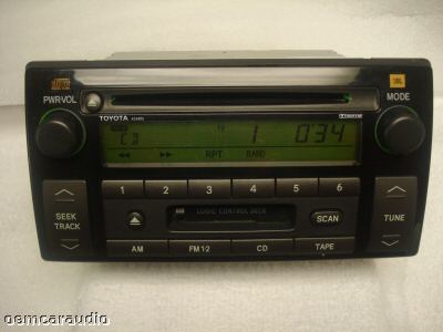 Toyota Camry JBL Radio Tape and CD Player 09390909 2002-2004