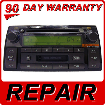 Repair Your 2002 - 2006 Toyota Camry OEM JBL Radio MP3 CD Player Repair Service
