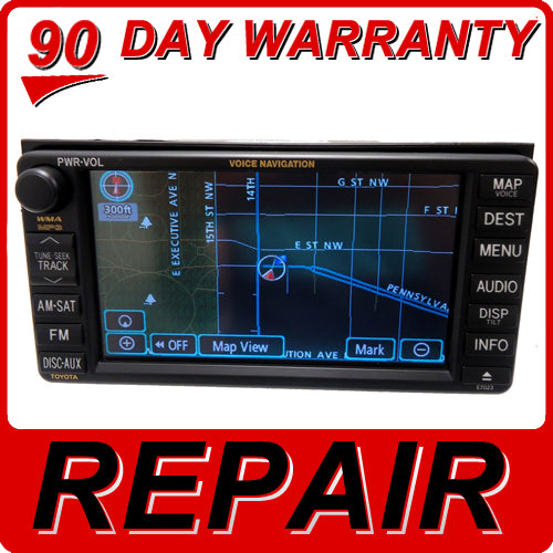 Repair for 2003 - 2011 Toyota OEM Navigation GPS CD Player DVD Drive Repair Service