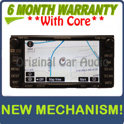 Remanufactured 2004 - 2010 Toyota Sienna OEM Navigation System GPS Radio E7007
