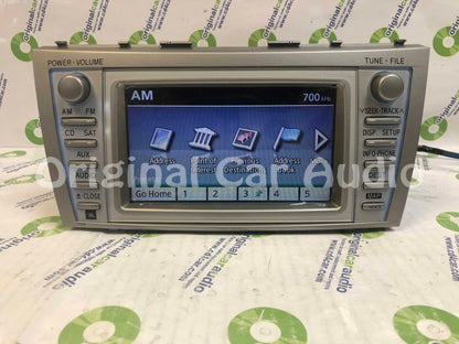 2010 2011 10 11 TOYOTA Camry OEM JBL Navigation GPS System Radio Stereo 4 Disc Changer CD Player E7024