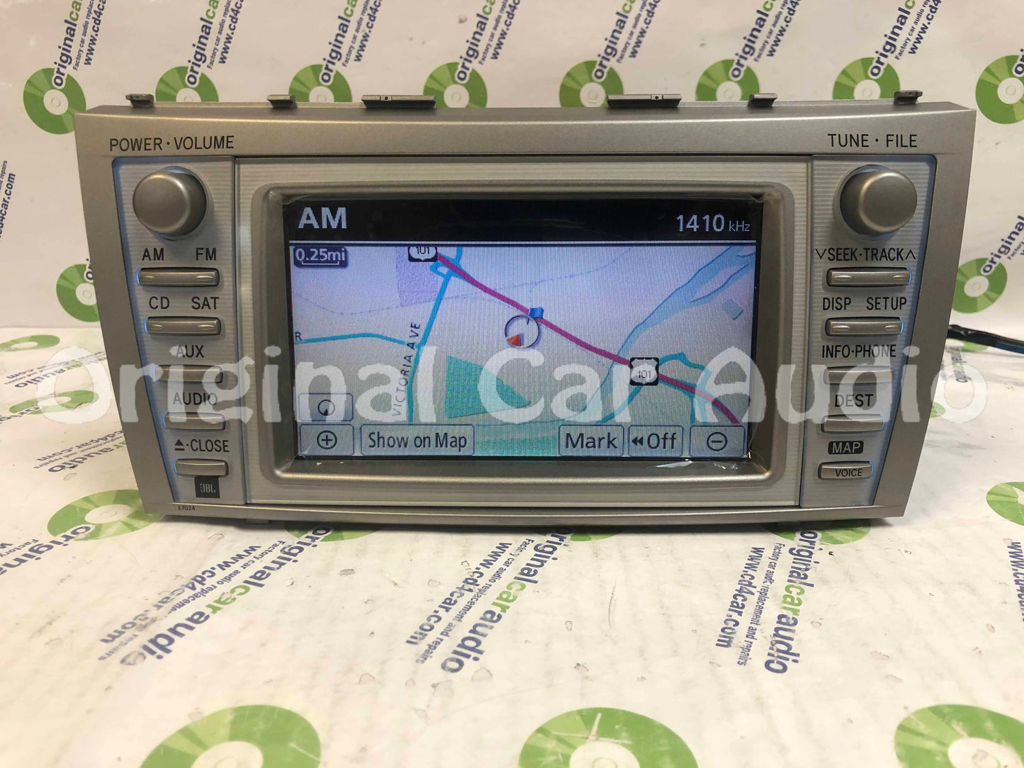 2010 2011 10 11 TOYOTA Camry OEM JBL Navigation GPS System Radio Stereo 4 Disc Changer CD Player E7024