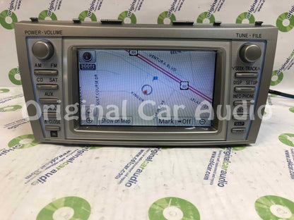 Refurbished 2010 2011 10 11 TOYOTA Camry OEM JBL Navigation GPS System Radio Stereo 4 Disc Changer CD Player E7024 New Screen