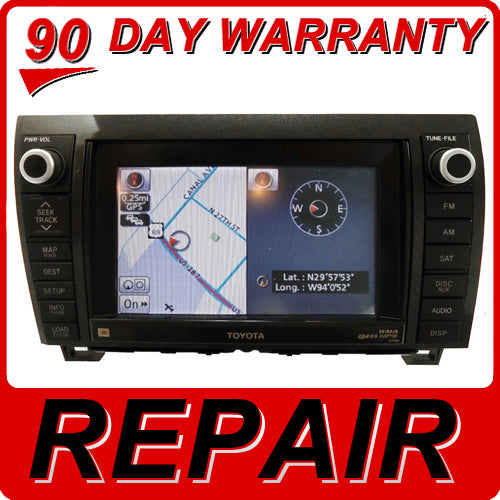 REPAIR SERVICE Toyota OEM Tundra Sequoia Venza Navigation CD Player DVD Drive Repair