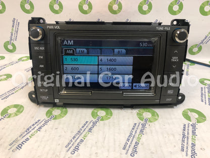 Refurbished Toyota Sienna Navigation Radio CD Player Bluetooth E7027 JBL