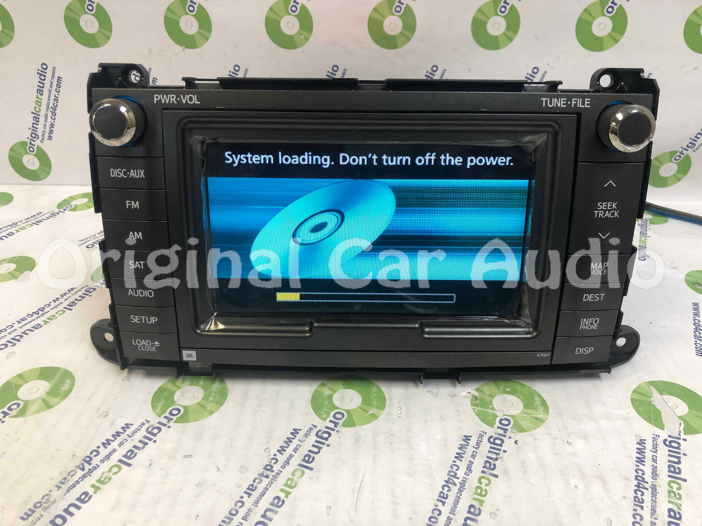 Refurbished Toyota Sienna Navigation Radio CD Player Bluetooth E7027 JBL