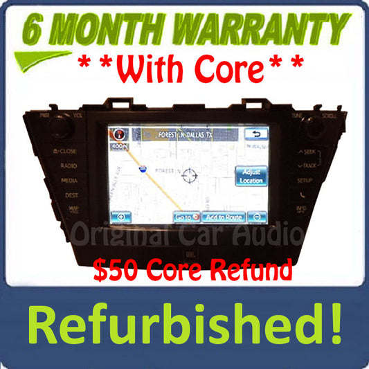 Refurbished 2014 Toyota Prius Radio JBL Stereo GreenEdge Navigation E7034 USB CD Player OEM