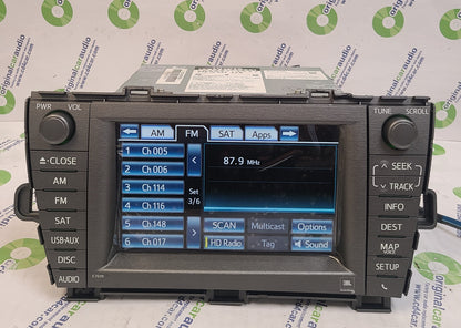 Refurbished 2013 2014 TOYOTA Prius Touch Screen Bluetooth AM FM Radio MP3 CD Player E7039 Factory OEM