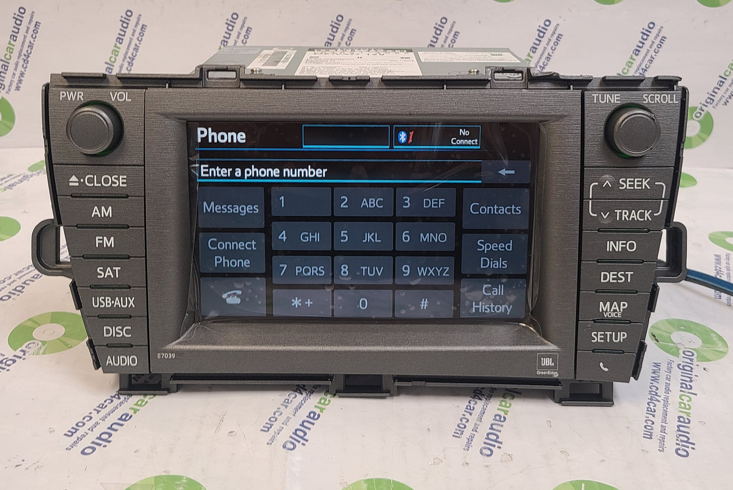 Refurbished 2013 2014 TOYOTA Prius Touch Screen Bluetooth AM FM Radio MP3 CD Player E7039 Factory OEM
