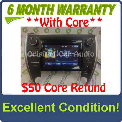 2015 - 2017 Toyota Camry OEM Gracenote Touch Screen Display AM FM Radio Receiver P10719