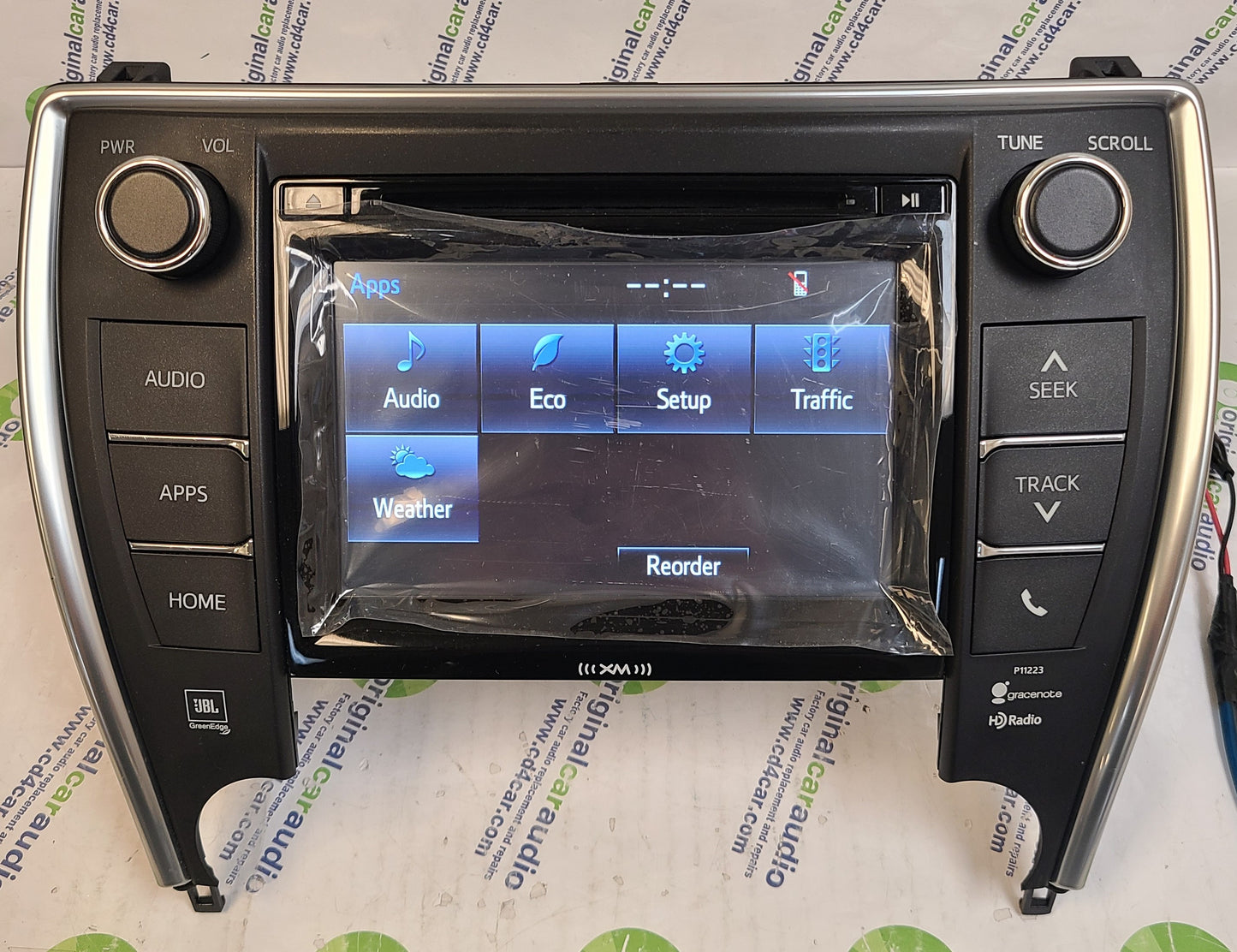 Refurbished 2015 - 2017 Toyota Camry OEM AM FM XM HD Touch Screen JBL Radio Gracenote P11223