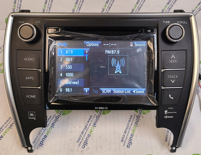Refurbished 2015 - 2017 Toyota Camry OEM AM FM XM HD Touch Screen JBL Radio Gracenote P11223