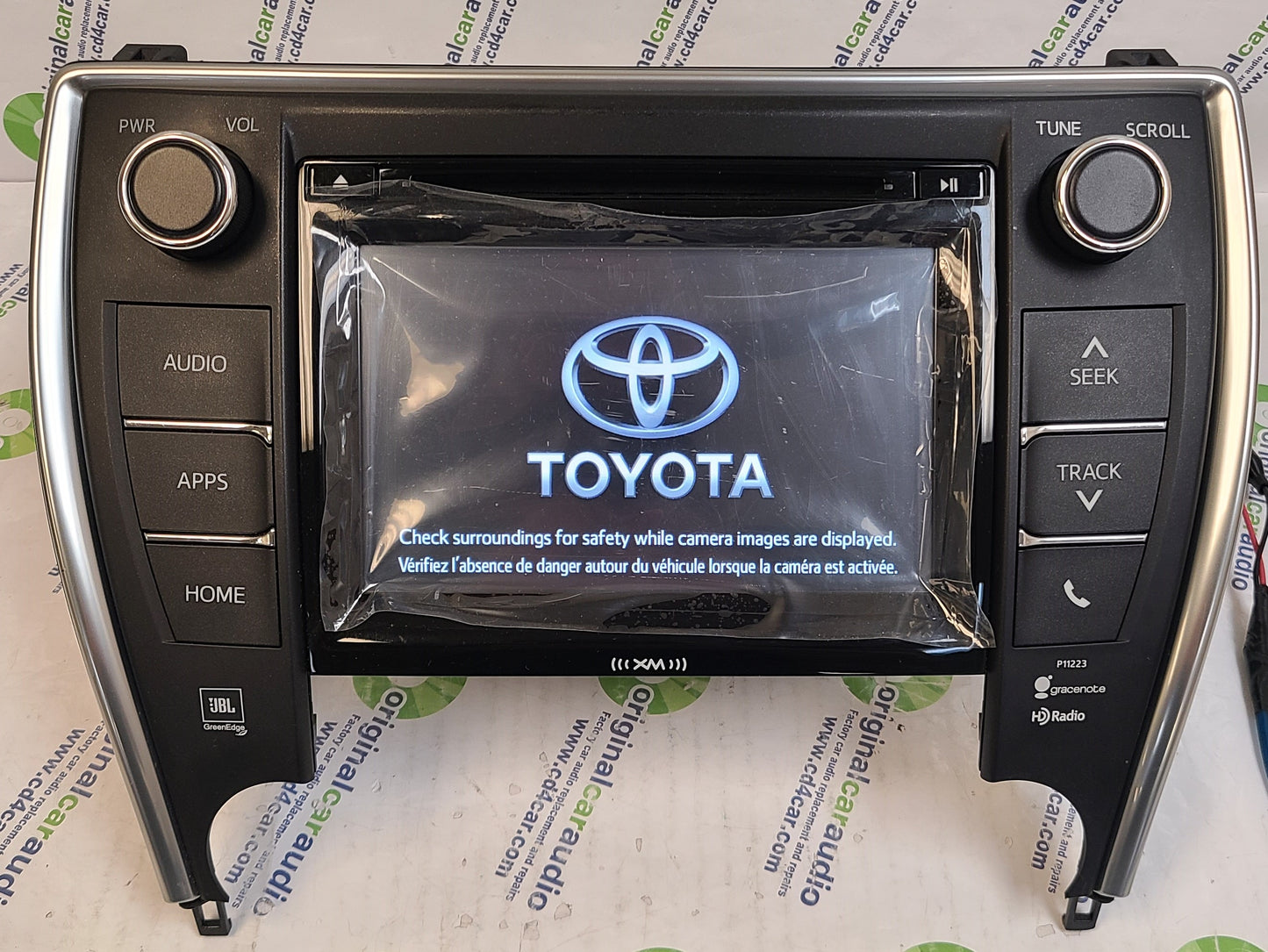 Refurbished 2015 - 2017 Toyota Camry OEM AM FM XM HD Touch Screen JBL Radio Gracenote P11223