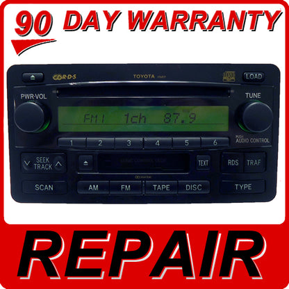 Repair Service Toyota Tundra Sequoia 6 Disc Changer CD Player