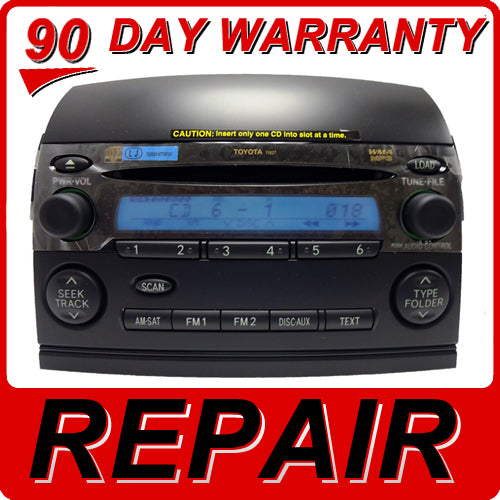 REPAIR SERVICE Toyota Sienna JBL 6 Disc Changer CD Player