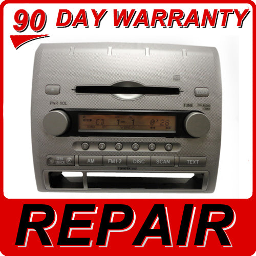 Repair Your 2005 - 2011 Toyota Tacoma OEM Radio 6 Disc Changer CD Player Repair Service