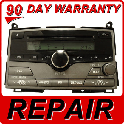 Toyota Venza Repair Service 6 disc changer cd player jbl oem