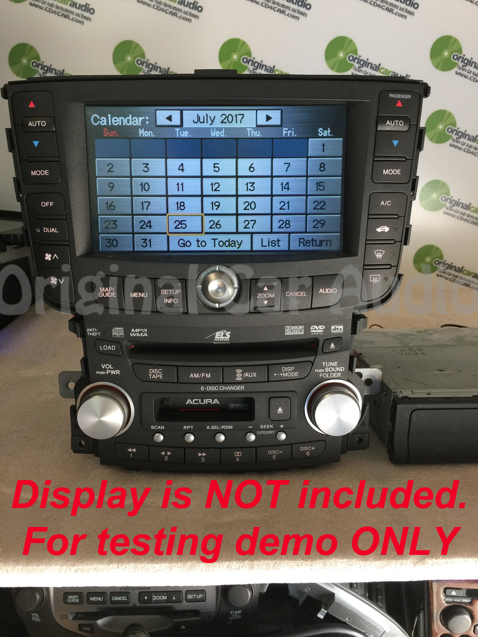 Acura TL 1TB6 Tape 6CD Player MP3 XM DVD AUX 2007-2008