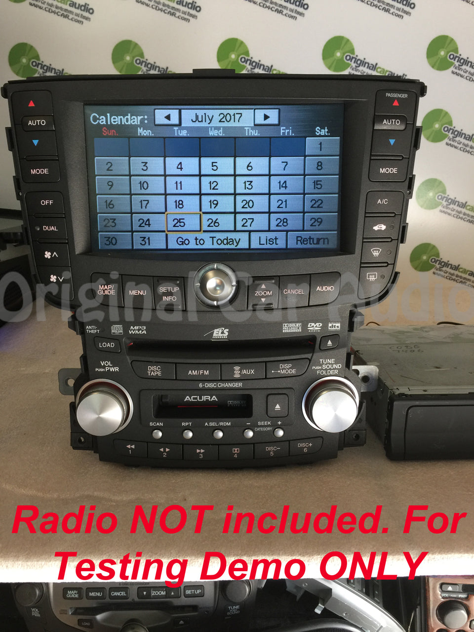 2007 2008 Acura TL S-TYPE GPS Navigation LCD display screen monitor