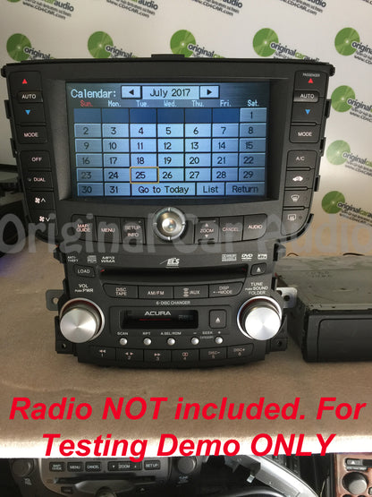 2007 2008 Acura TL S-TYPE GPS Navigation LCD display screen monitor