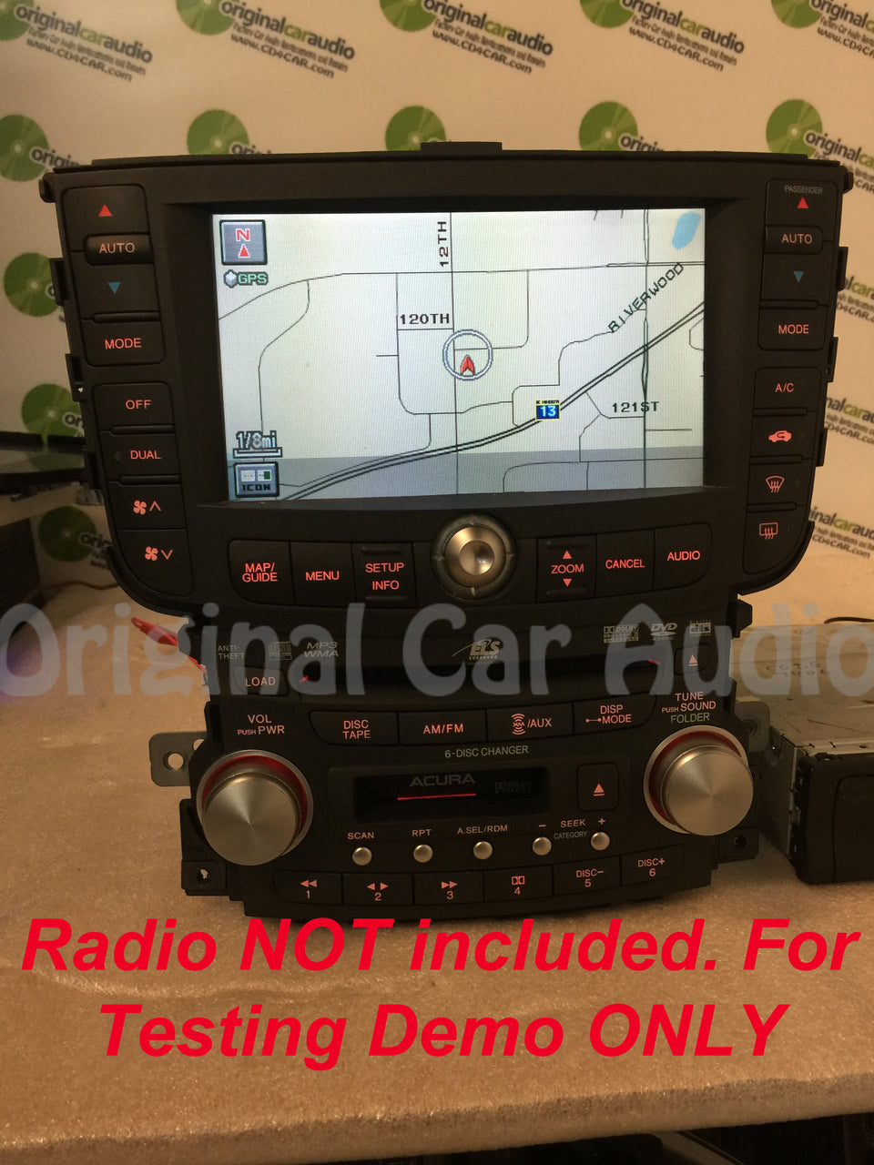2007 2008 Acura TL S-TYPE GPS Navigation LCD display screen monitor