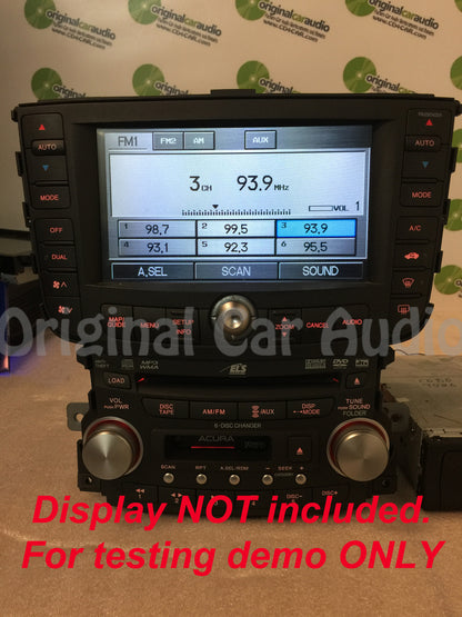 Acura TL 1TB6 Tape 6CD Player MP3 XM DVD AUX 2007-2008