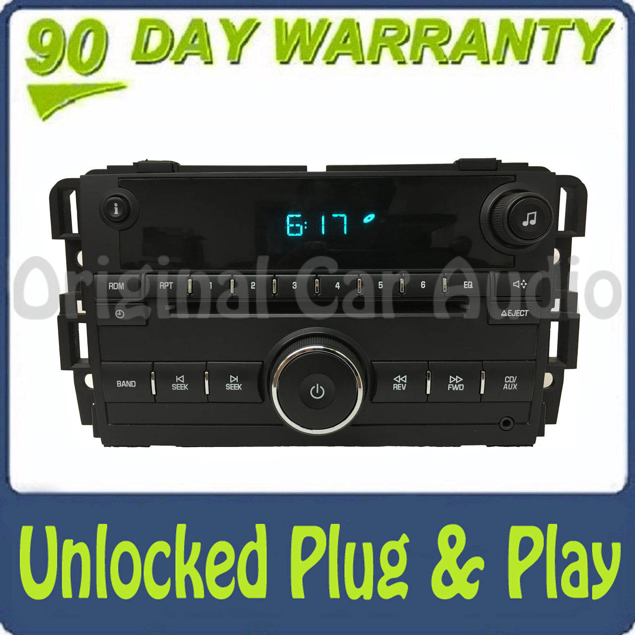 Unlocked GMC Chevy Radio Stereo CD Player AUX OEM