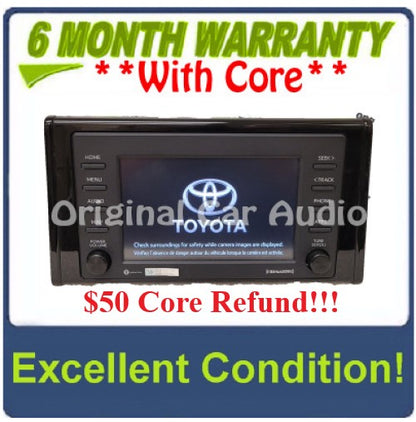 2019 - 2022 Toyota Rav4 OEM Navigation Touchscreen Display Gracenote Entune AM FM XM Radio