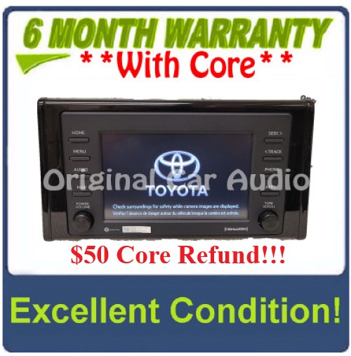 2019 - 2022 Toyota Rav4 OEM Navigation Touchscreen Display Gracenote Entune AM FM XM Radio