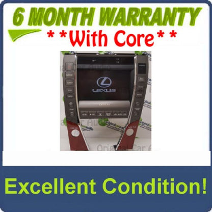 2007 2008 2009 Lexus ES350 OEM Navigation GPS System monitor LCD display screen