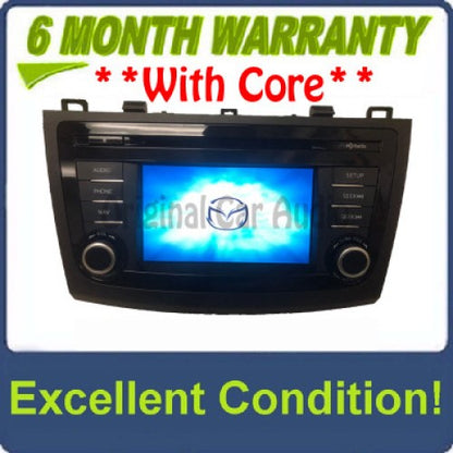 2012 - 2013 Mazda 3 Mazdaspeed 3 OEM BOSE Touch Screen Navigation Multi Media HD Radio Receiver