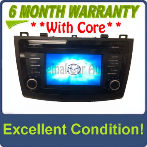 2012 - 2013 Mazda 3 Mazdaspeed 3 OEM BOSE Touch Screen Navigation Multi Media HD Radio Receiver