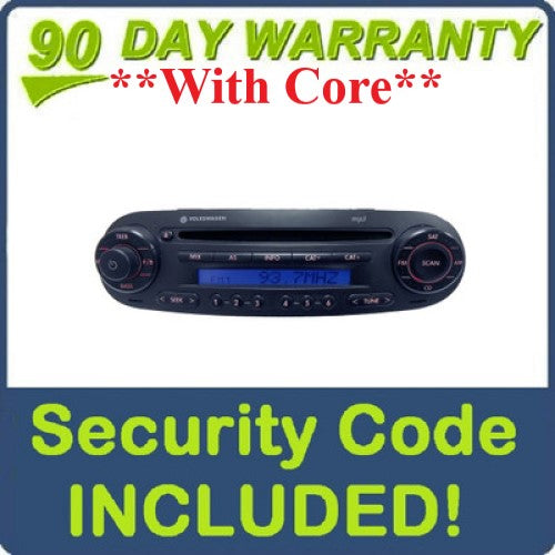 1998 - 2010 VOLKSWAGEN VW Beetle Bug OEM XM Sirius Satellite Radio MP3 CD Player Receiver