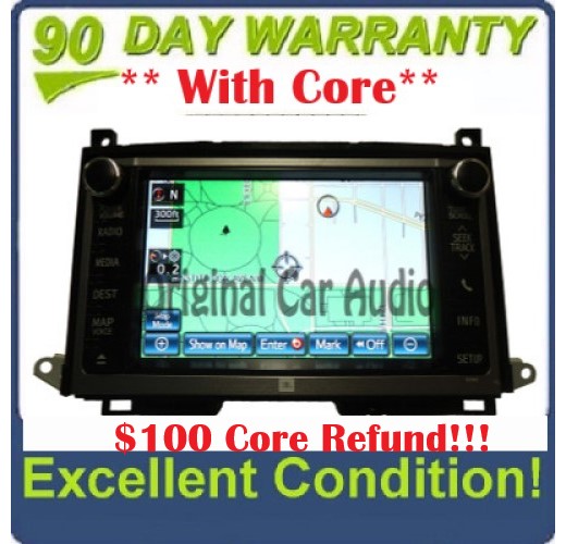 2012 2013 2014 Toyota JBL navigation radio GPS CD player LCD display screen