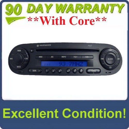 1998 - 2010 VW VOLKSWAGEN Beetle Bug OEM AM FM Radio Stereo MP3 CD Player Receiver