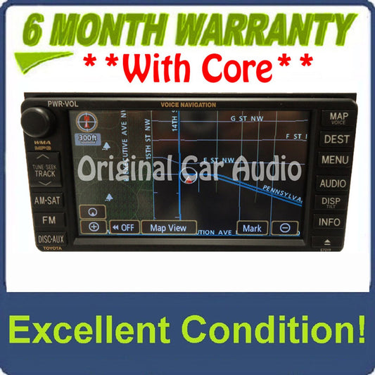 E7019 Toyota Rav4 Corolla Navigation System GPS Radio