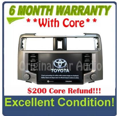 2020 - 2022 Toyota 4Runner Gracenote Sat Radio Display And Receiver Touch Screen Navigation