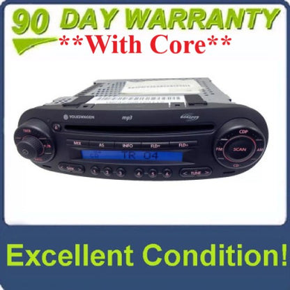 1998 - 2010 VOLKSWAGEN VW Beetle Bug OEM AM FM Radio Stereo Monsoon MP3 CD Player Receiver