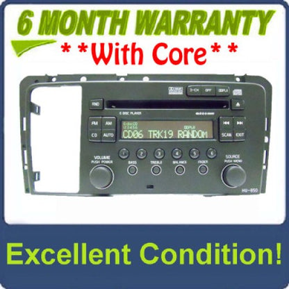 05 06 07 08 Volvo V70 S60 Premium Sound Radio 6 CD Changer HU-850 2005 2006 2007 2008 30745813-1