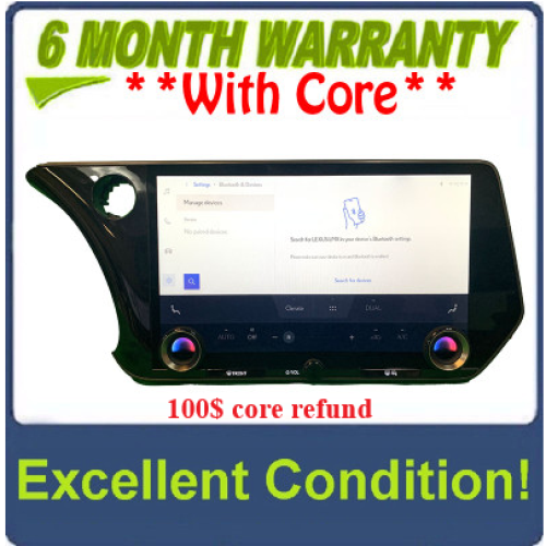 2022 - 2024 Lexus OEM Touch Screen Display Media AM FM XM Radio Receiver