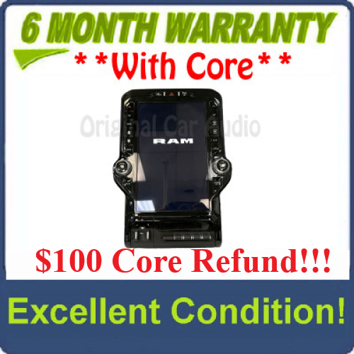 2019 - 2020 Dodge Ram 1500 OEM Navigation Center Stack 12" Touch Screen Display Control Panel