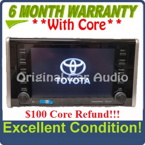 19 20 Toyota Rav4 OEM Navigation Touchscreen Display Gracenote Entune AM FM XM HD Radio