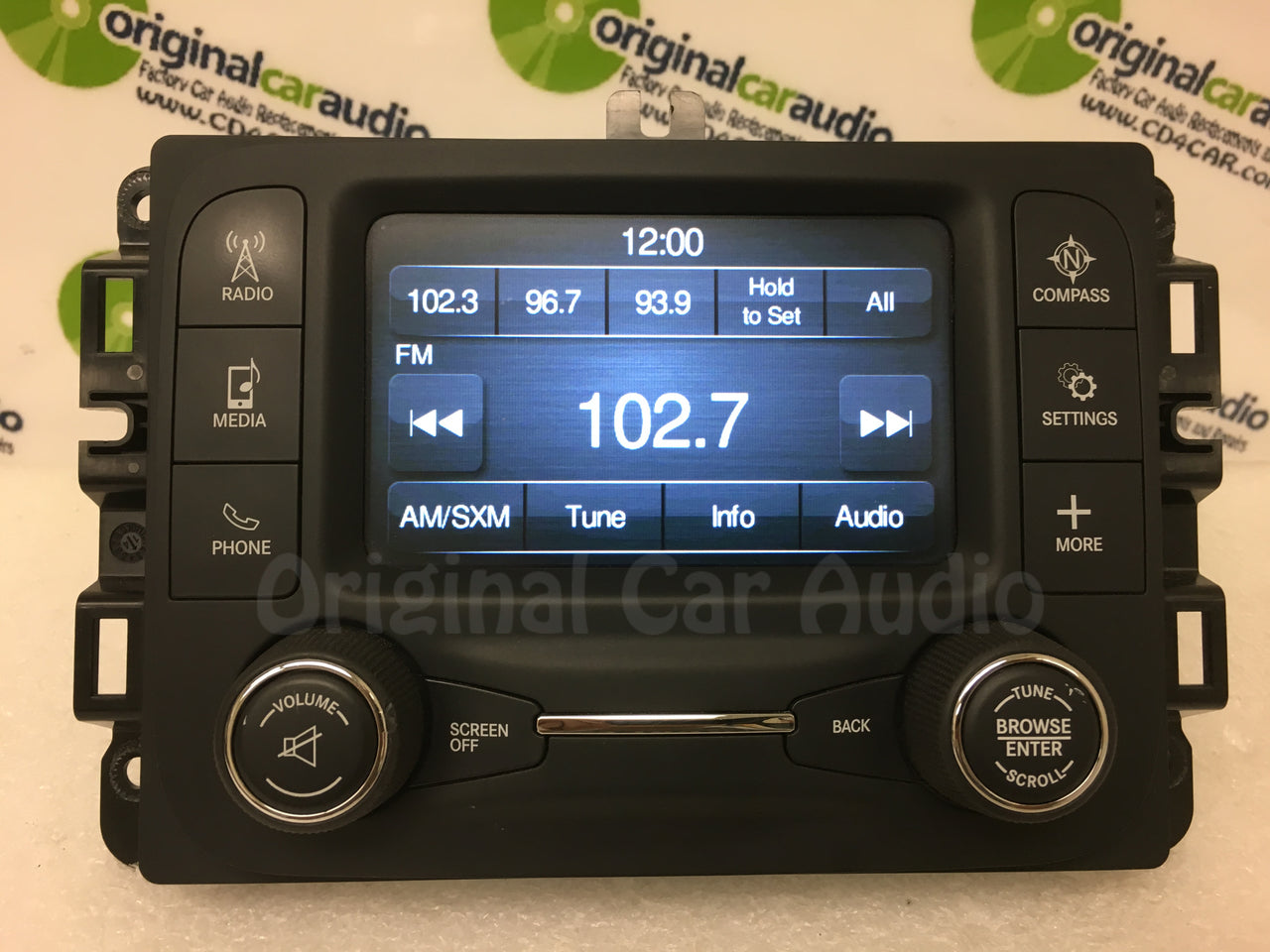 2015 - 2016 Jeep Cherokee OEM Uconnect Multimedia Bluetooth Radio VP2 RA2 Short Block