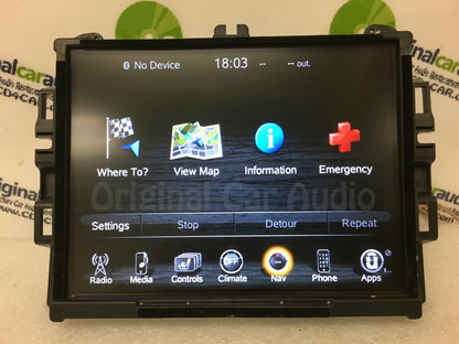 New 2013 - 2014 Dodge Ram Viper OEM VP4 CA Navigation Media Center LCD Touch Screen Radio Receiver