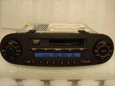 VW VOLKSWAGEN Beetle Bug AM FM Radio Stereo Tape Player 1C0035157 1998 1999 2000 2001 2002 2003 2004 2005 2006 2007 2008 2009 2010 OEM