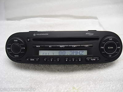 VW VOLKSWAGEN Beetle Bug AM FM Radio Stereo CD Player Monsoon 1C0035196Q 1C0035196F 1998 1999 2000 2001 2002 2003 2004 2005 2006 2007 2008 2009 2010