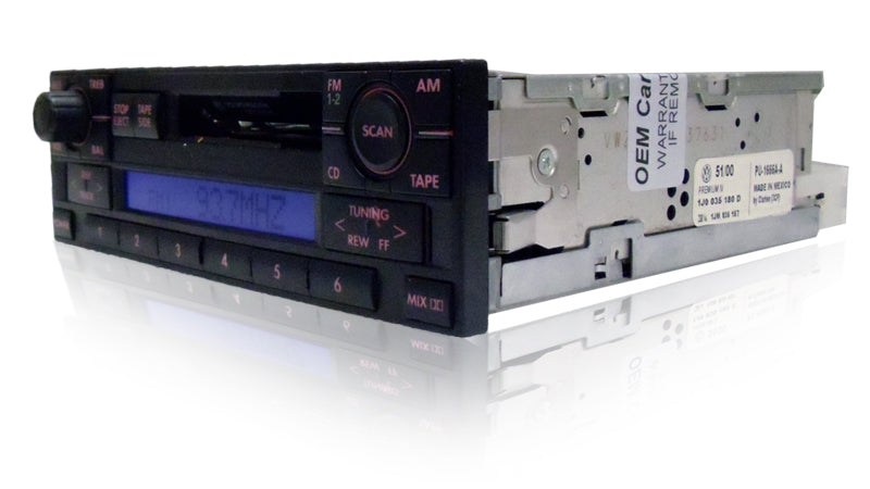 98 99 00 01 02 VW Volkswagen Jetta Golf Passat Syncro Eurovan Cabrio  NON-MONSOON Radio and Cassette Player 1J0035180AX 1998 1999 2000 2001 2002