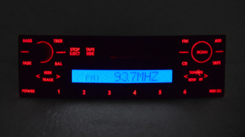 98 99 00 01 02 VW VOLKSWAGEN Golf GTI Jetta Passat Eurovan Cabrio Monsoon AM FM Radio Stereo Tape Cassette Player 1998 1999 2000 2001 2002
