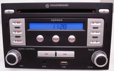 1998 1999 2000 2001 2002 VOLKSWAGEN Golf GTI Jetta Passat Eurovan Cabrio OEM Radio CD Player MP3 Auxiliary